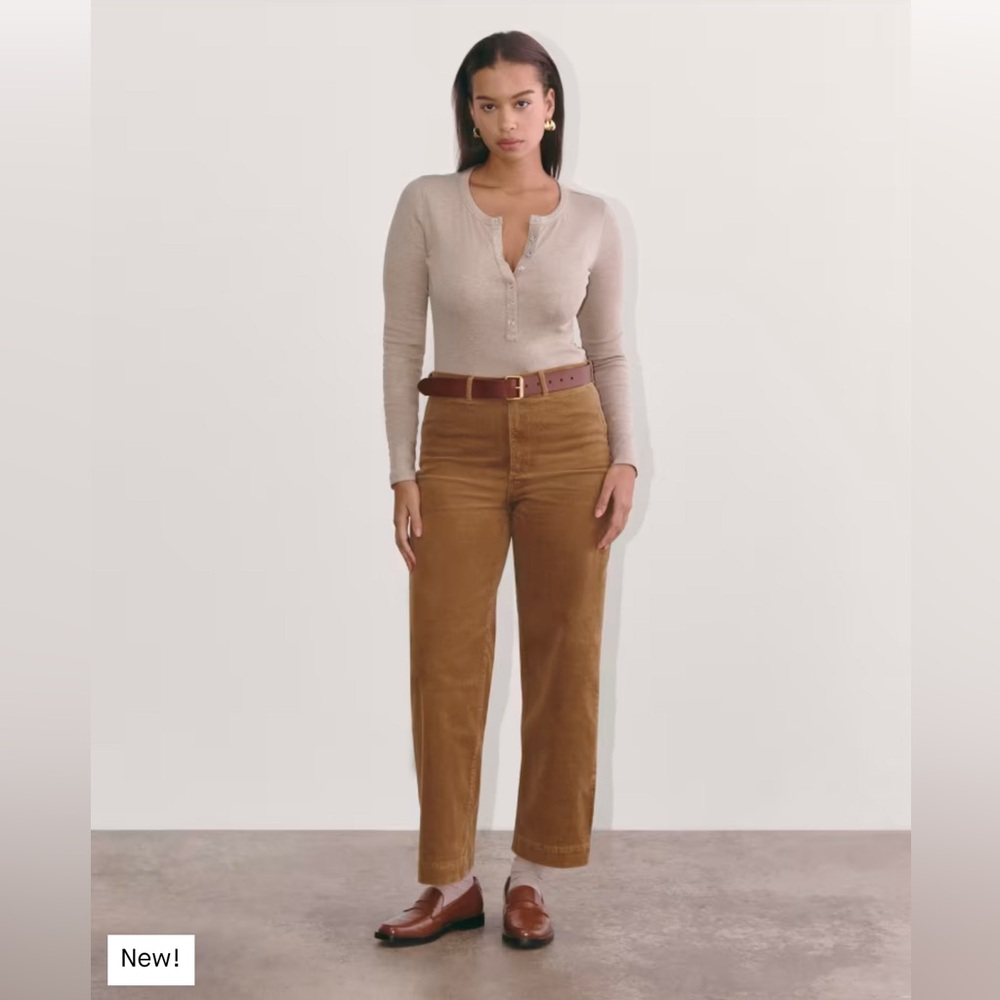 Everlane corduroy sailor pants size 2